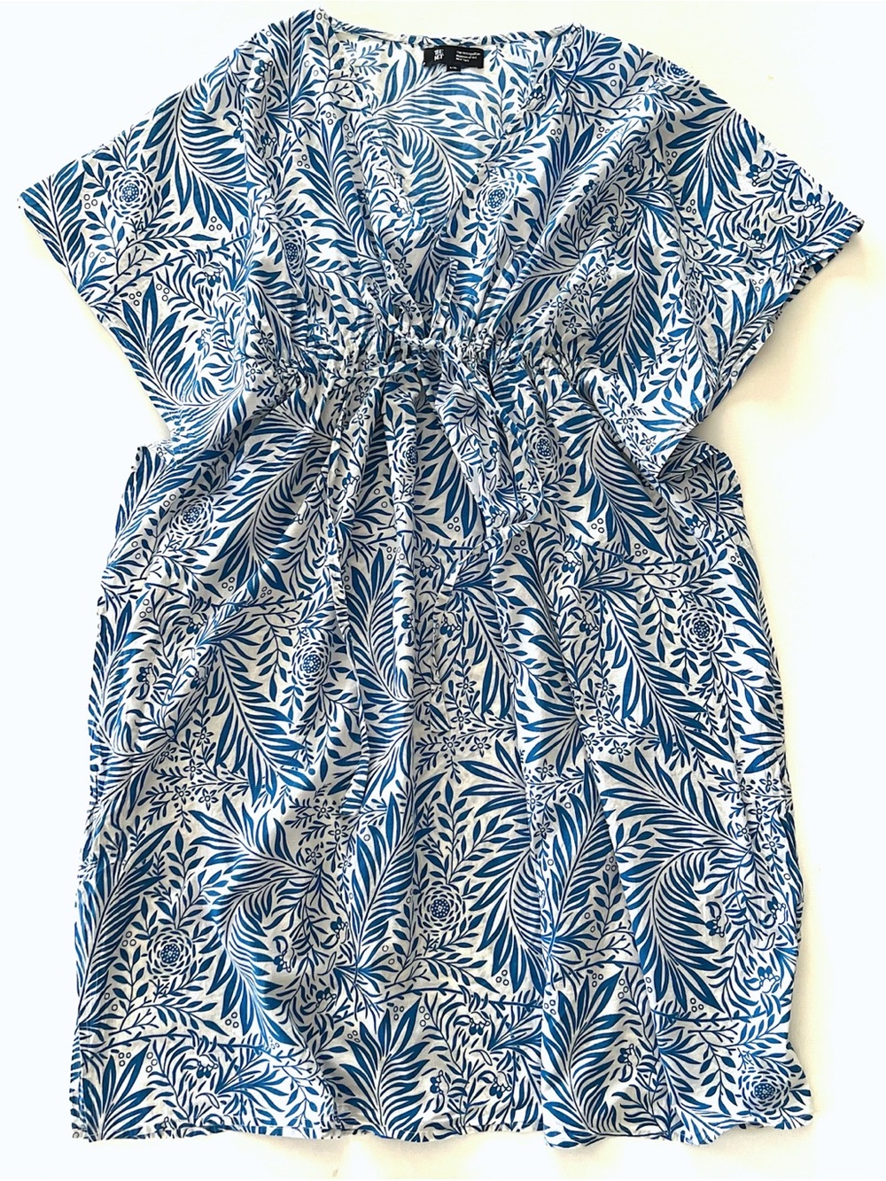 Metropolitan Museum of Art Caftan Muumuu Dress Floral Botanical Print Size L/XL
